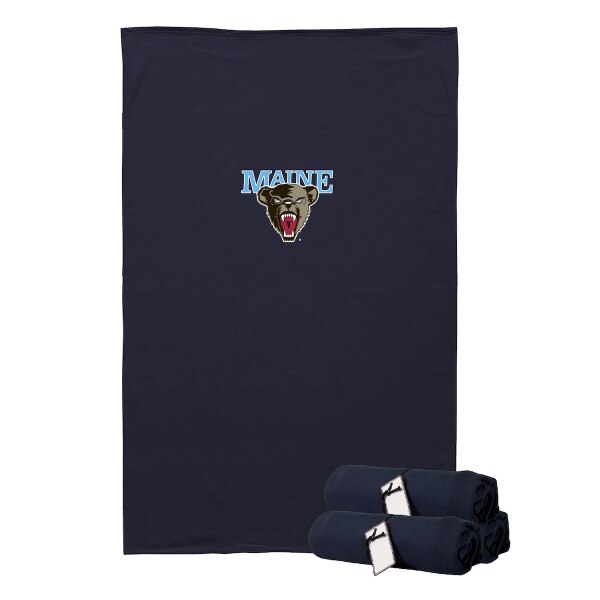 Maine Black Bear Sweatshirt Blanket